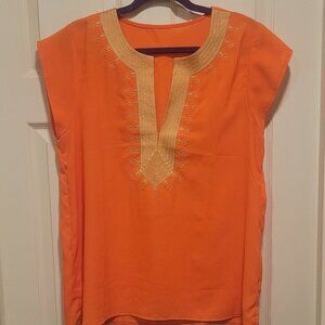 orange and gold tunic